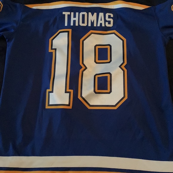 Men's St. Louis Blues Sammy Blais Fanatics Branded Blue Home Breakaway Jersey - Picture 4 of 4